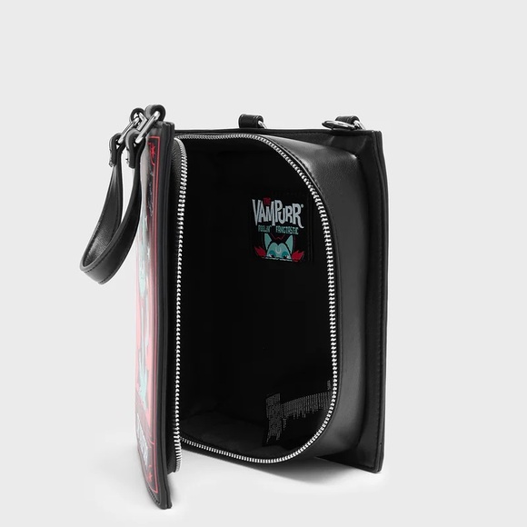 Killstar Vampurr Black and Red Book Bag NWT - Picture 4 of 5